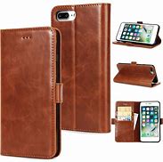 Image result for iPhone 7 Plus Leather Wallet Case