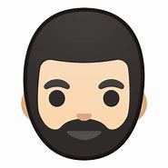 Image result for Bearded Emoji