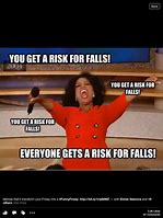 Image result for Funny Fall Risk
