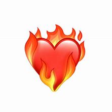 Image result for Fire Love Heart Emoji