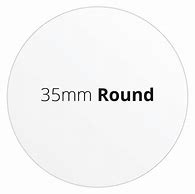Image result for Round Sticker Real Size Online