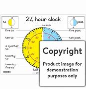 Image result for 24 Hour Analog Watch Diagram