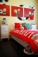 Image result for Boy Bedrooms Soccer Decor
