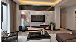 Image result for Living Room with TV Set