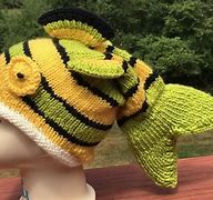 Image result for How to Put Fish Hook On Hat