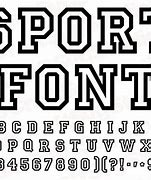 Image result for Athletic Word Font