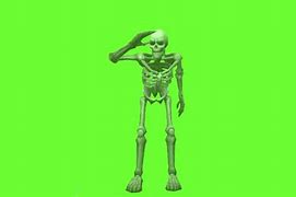 Image result for Green Skeleton Greensreen