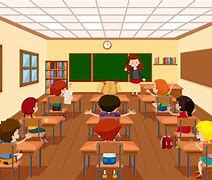 Image result for Classroom with Students Cartoon