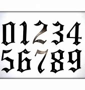Image result for Gangster Number Fonts