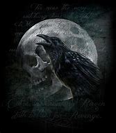 Image result for Gothic Raven Stencil Art