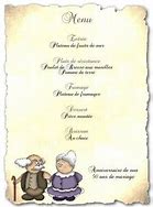 Image result for Carte De Menu Mariage Gratuit