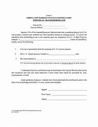 Image result for Sample FIRPTA Forms