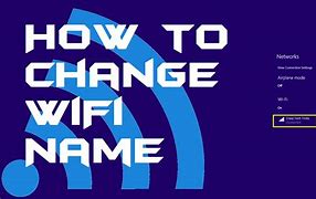 Image result for Change Wifi Name