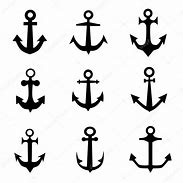 Image result for anchors silhouettes vectors