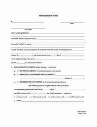 Image result for Promise Note Contract