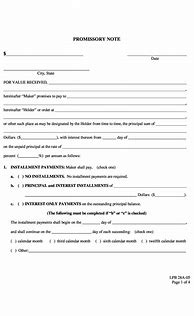 Image result for Promissory Note Template MS Word