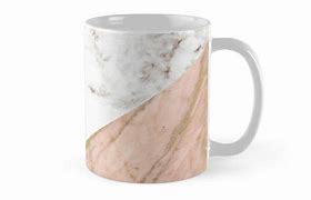 Image result for Pink and Rose Gold Marble Mug