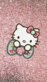 Image result for Glitter Hello Kitty