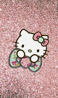 Image result for Hello Kitty Wallpaper Glitter