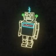 Image result for Robot Neon Sign
