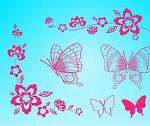 Image result for Clip Art Free Images 2 Pink Butterflies