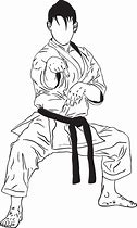 Image result for Martial Arts Drawing