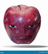 Image result for Low Quality Apple with Face