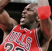 Image result for Michael Jordan Iconic Photo with Trophie