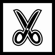 Image result for Scissors Icon Black