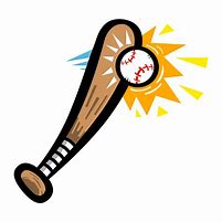 Image result for Cartoon Baseball Bat Clip Art