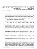 Image result for Non-Compete Clause UK Template