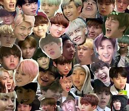 Image result for BTS Group Meme Faces