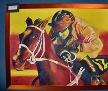 Image result for Horse and Jockey Painting