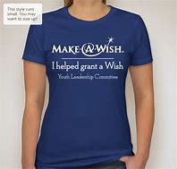 Image result for Make a Wish Foundation Shirt
