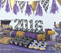 Image result for Purple and Gold Graduation Party