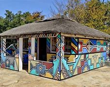 Image result for Painted African Houses