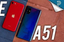 Image result for Galaxy A51 vs iPhone SE