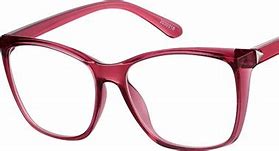 Image result for Square Eyeglasses Red