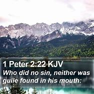 Image result for 1 Peter 2:22