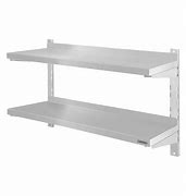 Image result for SS Wall Mounted Shelf