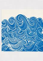 Image result for Lino Print Waves