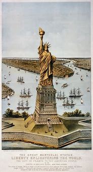 Image result for Statue of Liberty 1800s