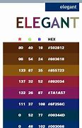 Image result for Elegant Color Scheme