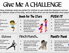 Image result for Give Me Challenge Ideas