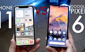 Image result for Pixel 6 Pro and iPhone 11