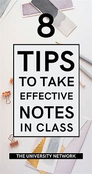 Image result for College Note Taking Tips