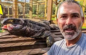 Image result for Black and White Monitor Lizard