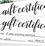 Image result for Print Gift Certificate Free