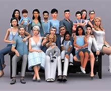 Image result for Sims 4 Family of 8 Poses