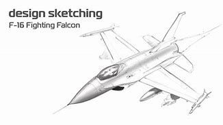 Image result for F-16 Falcon Drawing